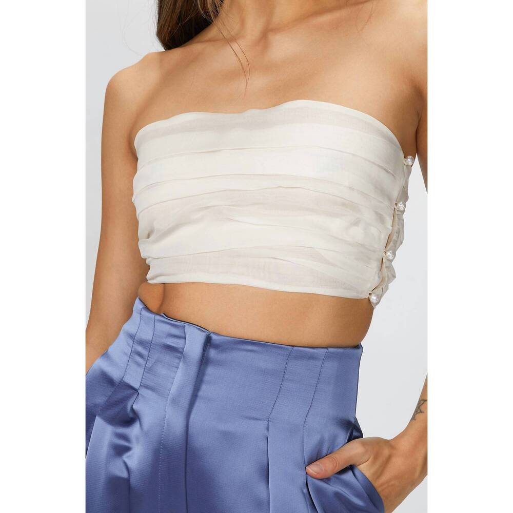 NEW HARRIS TAPPER pablo bandeau in ivory